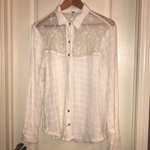 Free People button down shirt